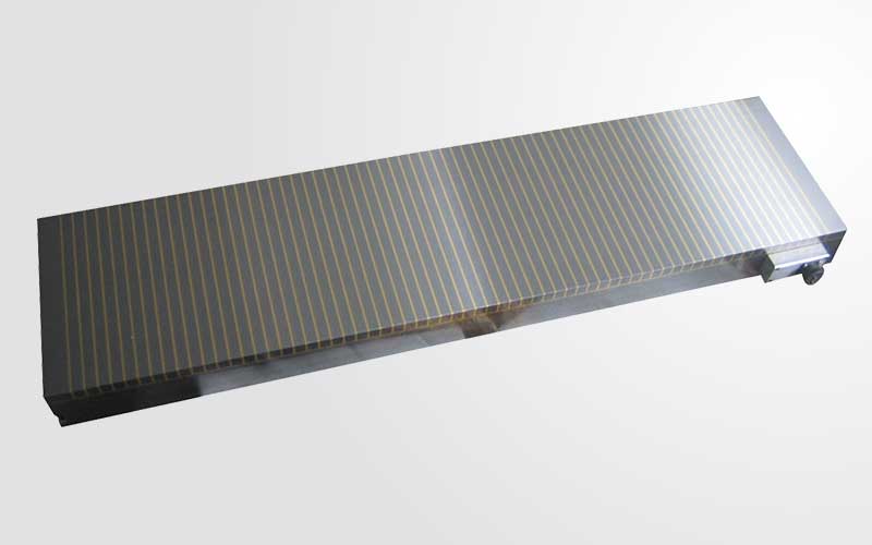 Standard pole electro permanent magnetic chuck for grinding